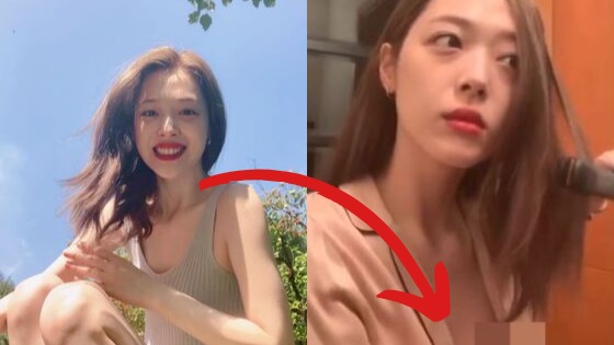 Sulli Suffers Accidental Nip Slip During Live Video, Says She Doesn’t Under...